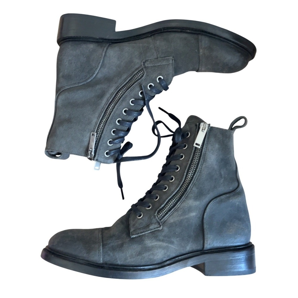 Thursday Boot Co Womens Grey Major Handcrafted Leather Size 8